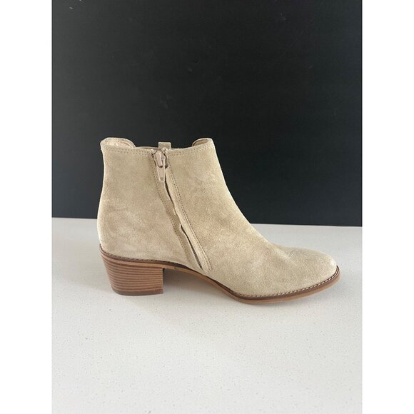 Paul Green Vienna Chelsea beige suede Boots size US 7 - Picture 9 of 10